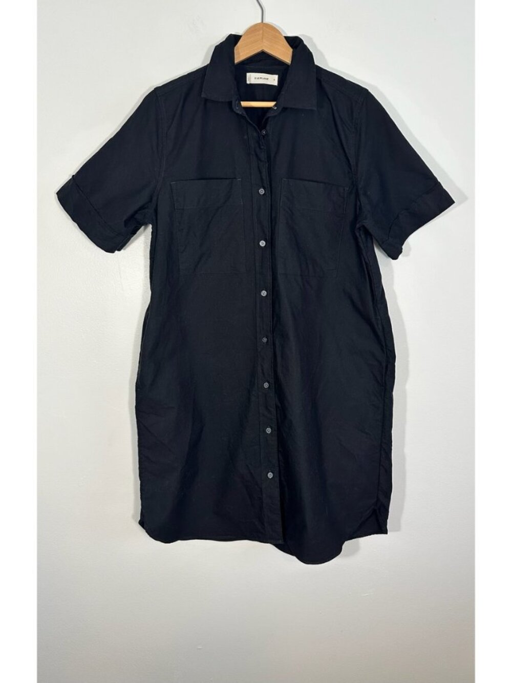 Everlane Black Shirt Dress Size M